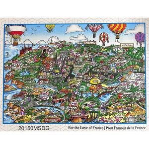 1000 pcs For the love of France Jigsaw Puzzles with magnetic snap box